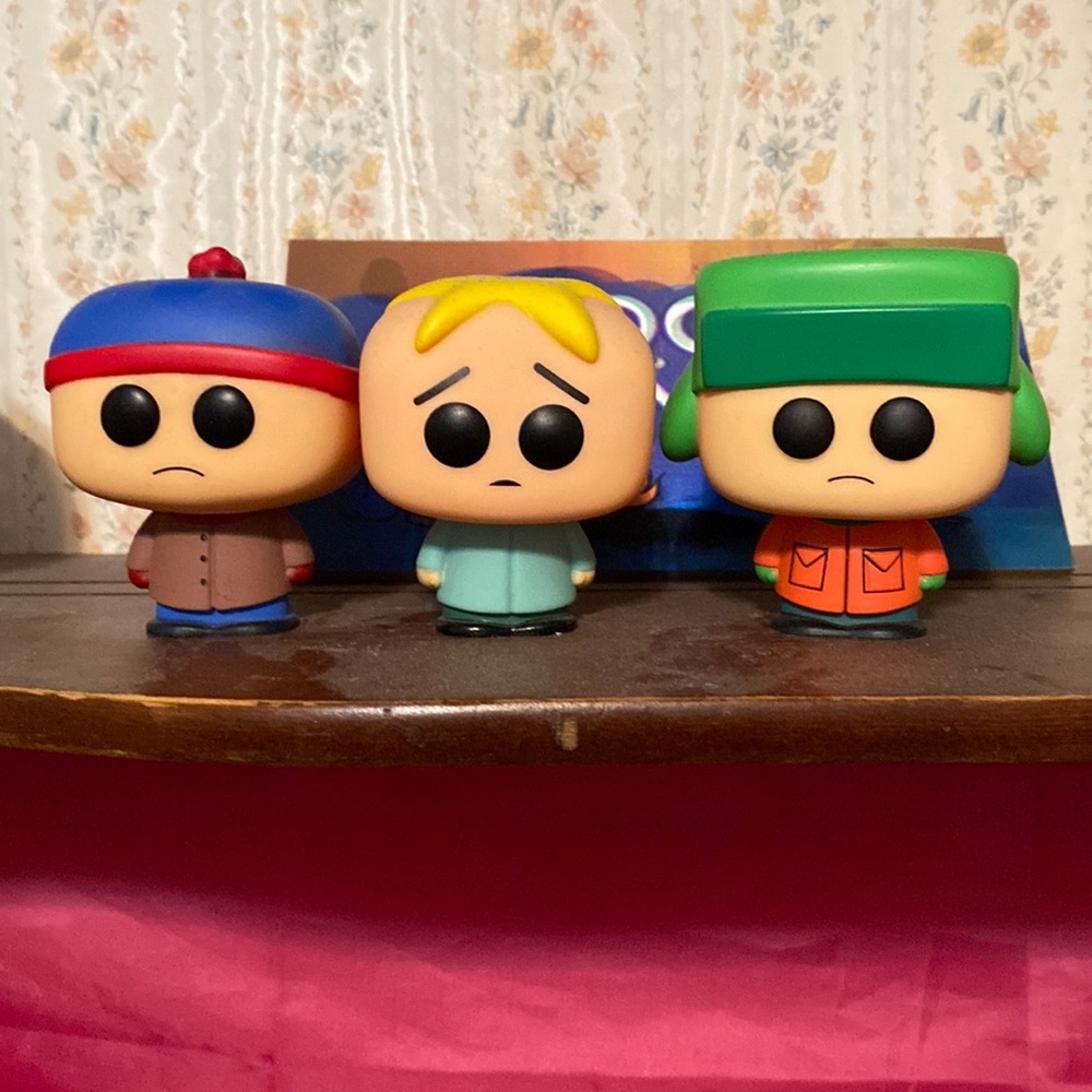 Stan Marsh, Butters Stotch, and Kyle Brofloski FUNKO POPS SOUTH PARK